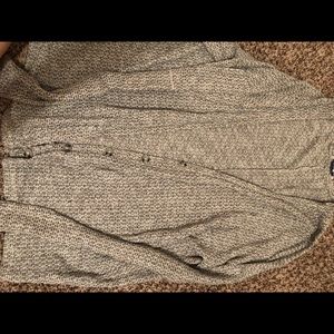 really cute fabric printed cardigan